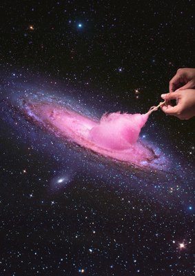 Cosmic Cotton Candy - Pink Stardust by Vertigo Artography