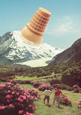 Ice Cream Peak - Mountain Meltdown by Vertigo Artography
