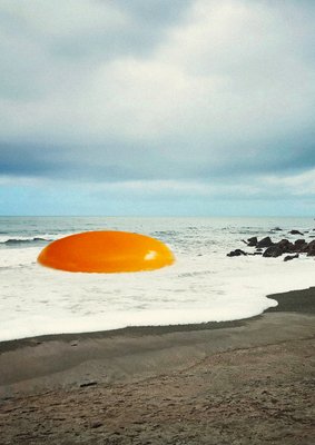 Beach Egg - Sunny side up breakfast by Vertigo Artography