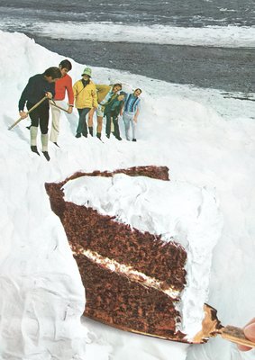 Glacier Calving Cake by Vertigo Artography